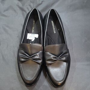 BRAND NEW AEROSOLES BOWNOT ALMOND TOE SLIP-ON WOMEN"S FLAT SHOE